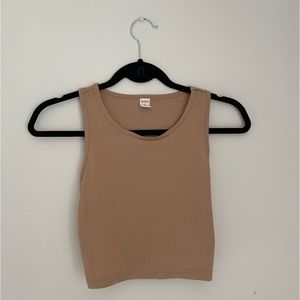 3️⃣/$1️⃣5️⃣ Khaki Ribbed Tank Top